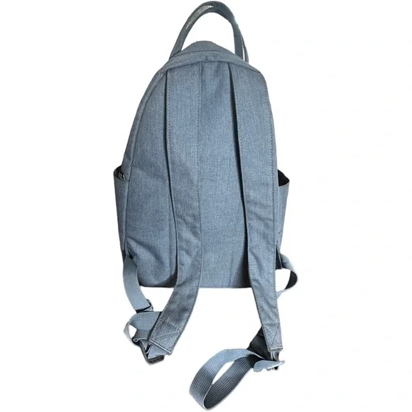 Like New Herschel Supply Co. Denim Blue Canvas Backpack - Picture 4 of 10